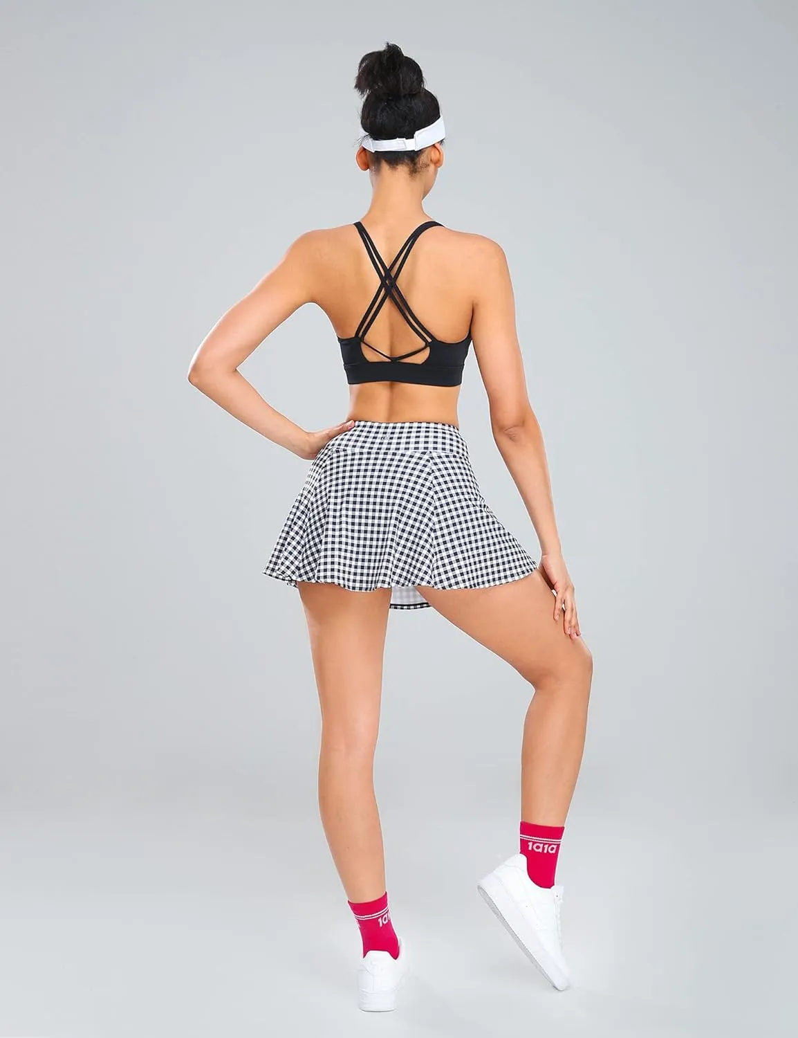 1a1a Womens Tennis Golf Skirts with Shorts Pockets High Waisted Sports Athletic Skorts Skirt