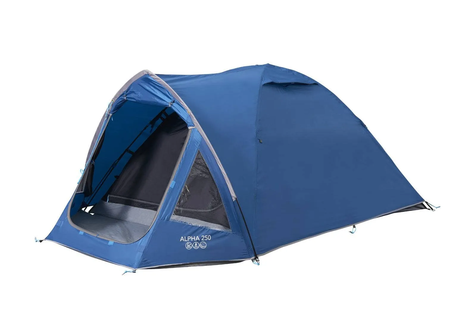 2 Person Camping & Hiking Tent - Alpha 250 Earth Series- 3.60kg by Vango