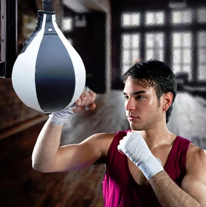 Adult Hanging Speed Ball For Boxing Fitness - Free Punching Bag