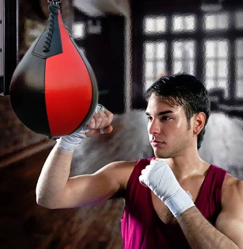 Adult Hanging Speed Ball For Boxing Fitness - Free Punching Bag