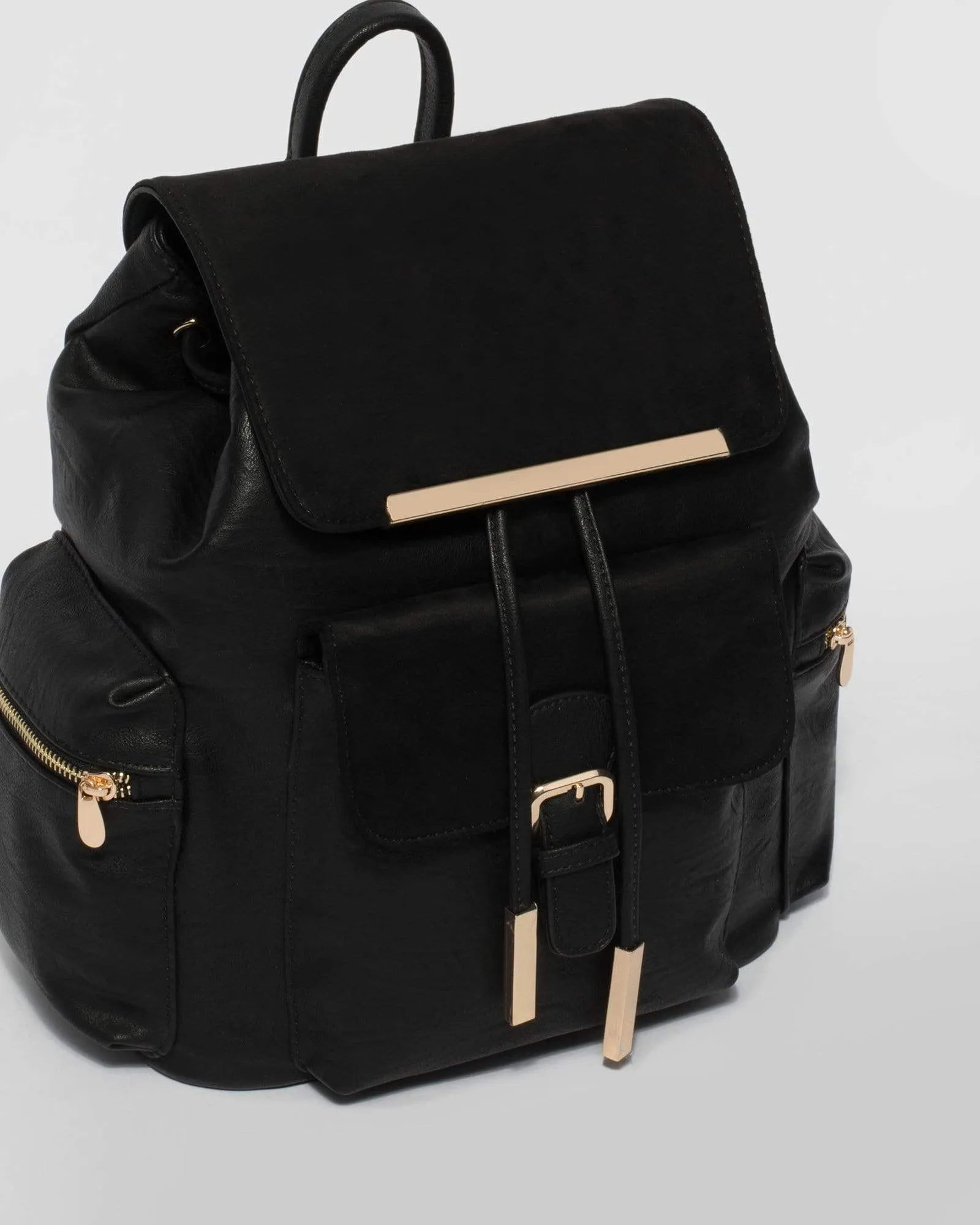 Black Katy Pocket Backpack