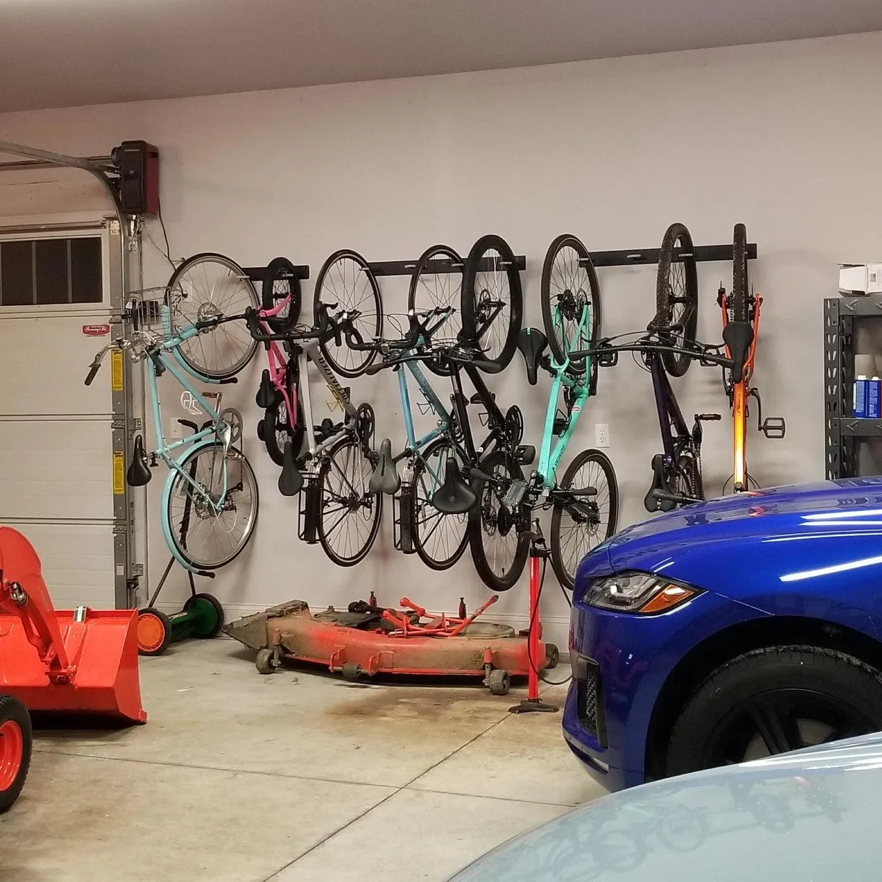 Blackstone Bike Storage Rack | 4 Bikes | Black