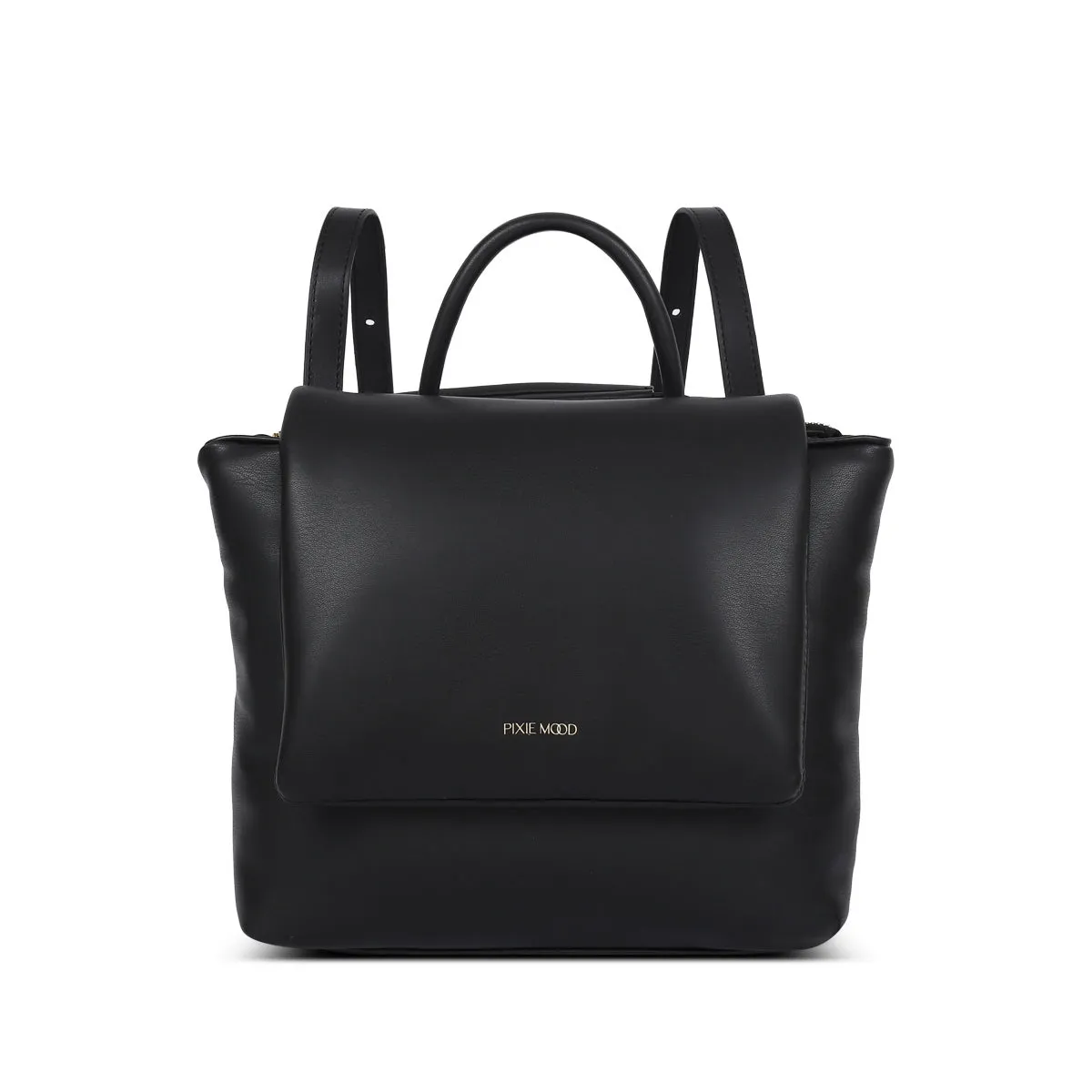 Bubbly Flap Backpack | Black