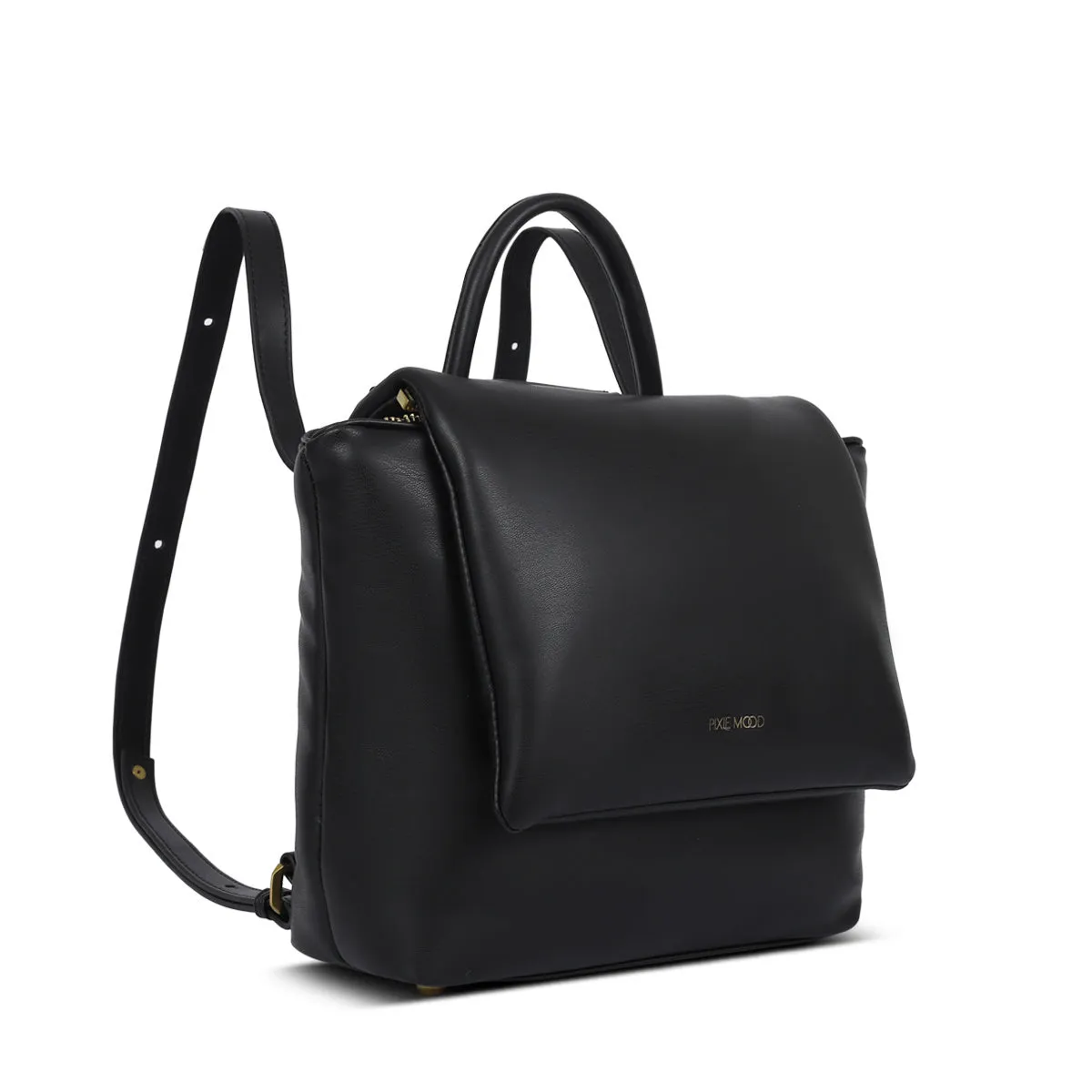 Bubbly Flap Backpack | Black