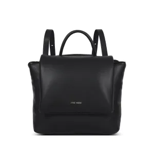 Bubbly Flap Backpack | Black