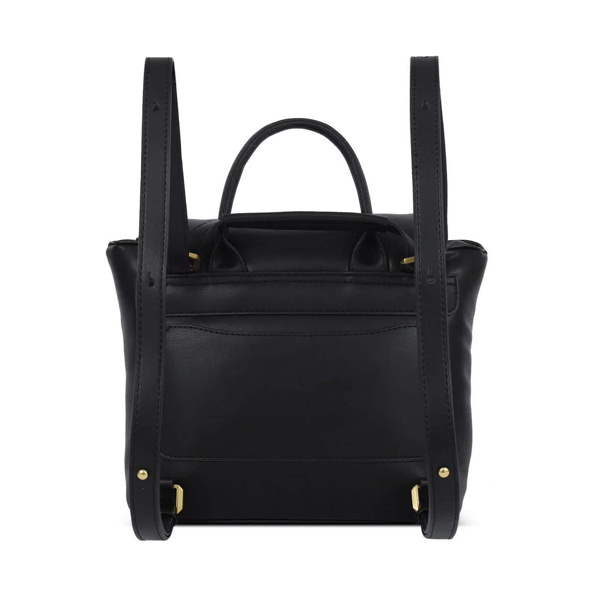 Bubbly Flap Backpack | Black