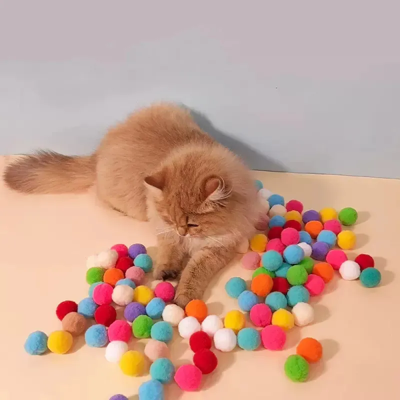 Cat Toy Plush Ball Shooter