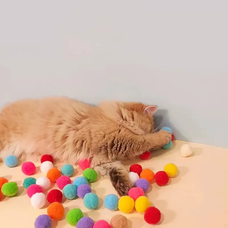 Cat Toy Plush Ball Shooter