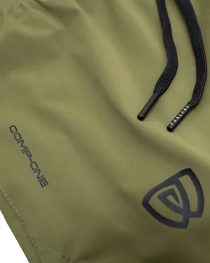 COMP-ONE ESSENTIALS 5" NO GI SHORTS | ARMY GREEN