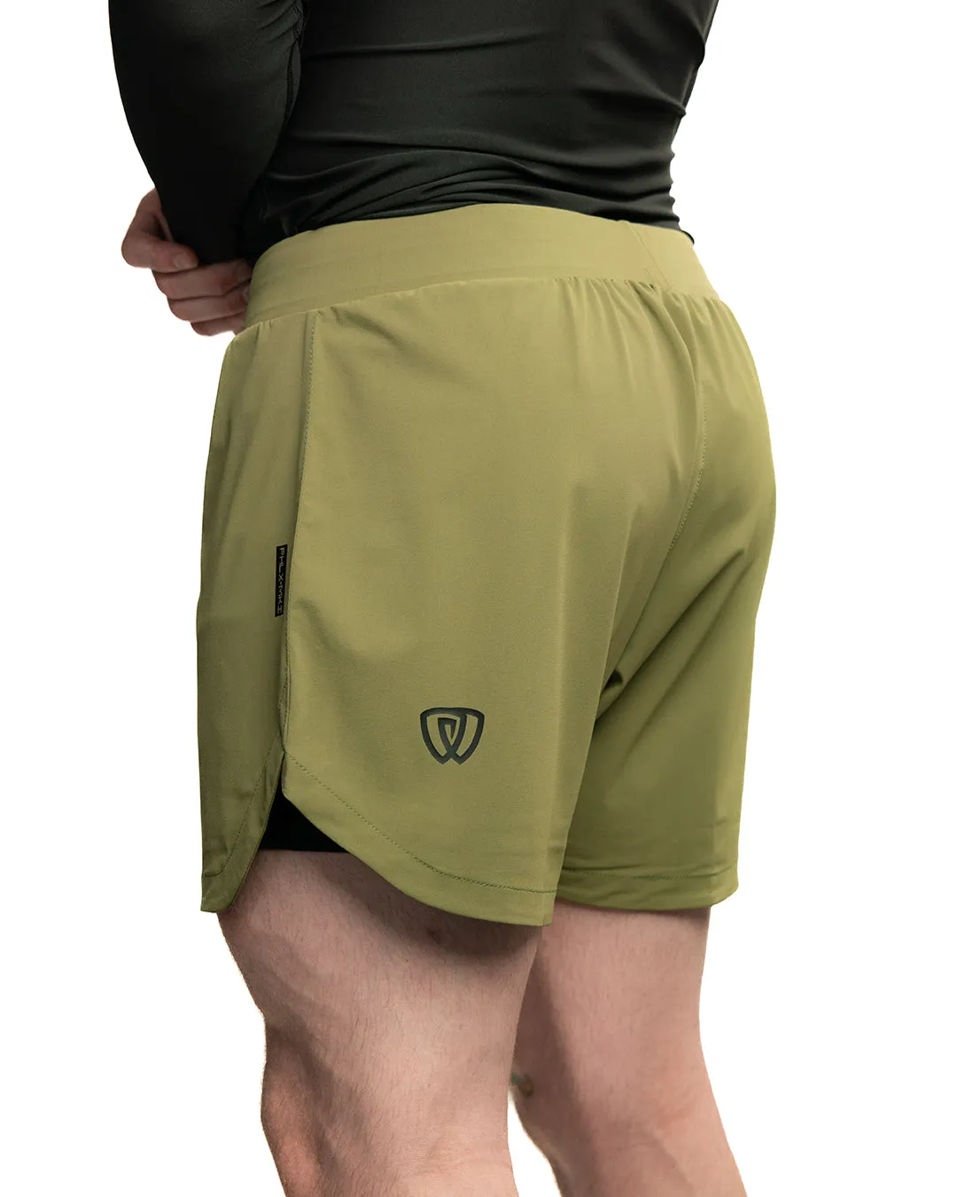 COMP-ONE ESSENTIALS 5" NO GI SHORTS | ARMY GREEN