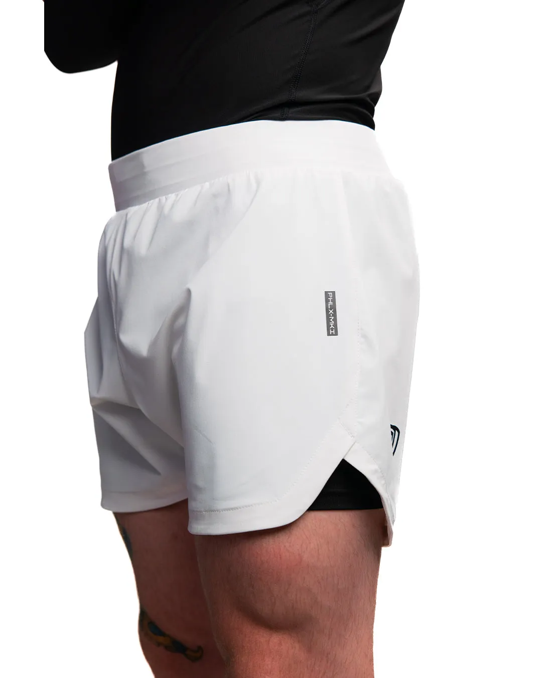 COMP-ONE ESSENTIALS 5" NO GI SHORTS | WHITE