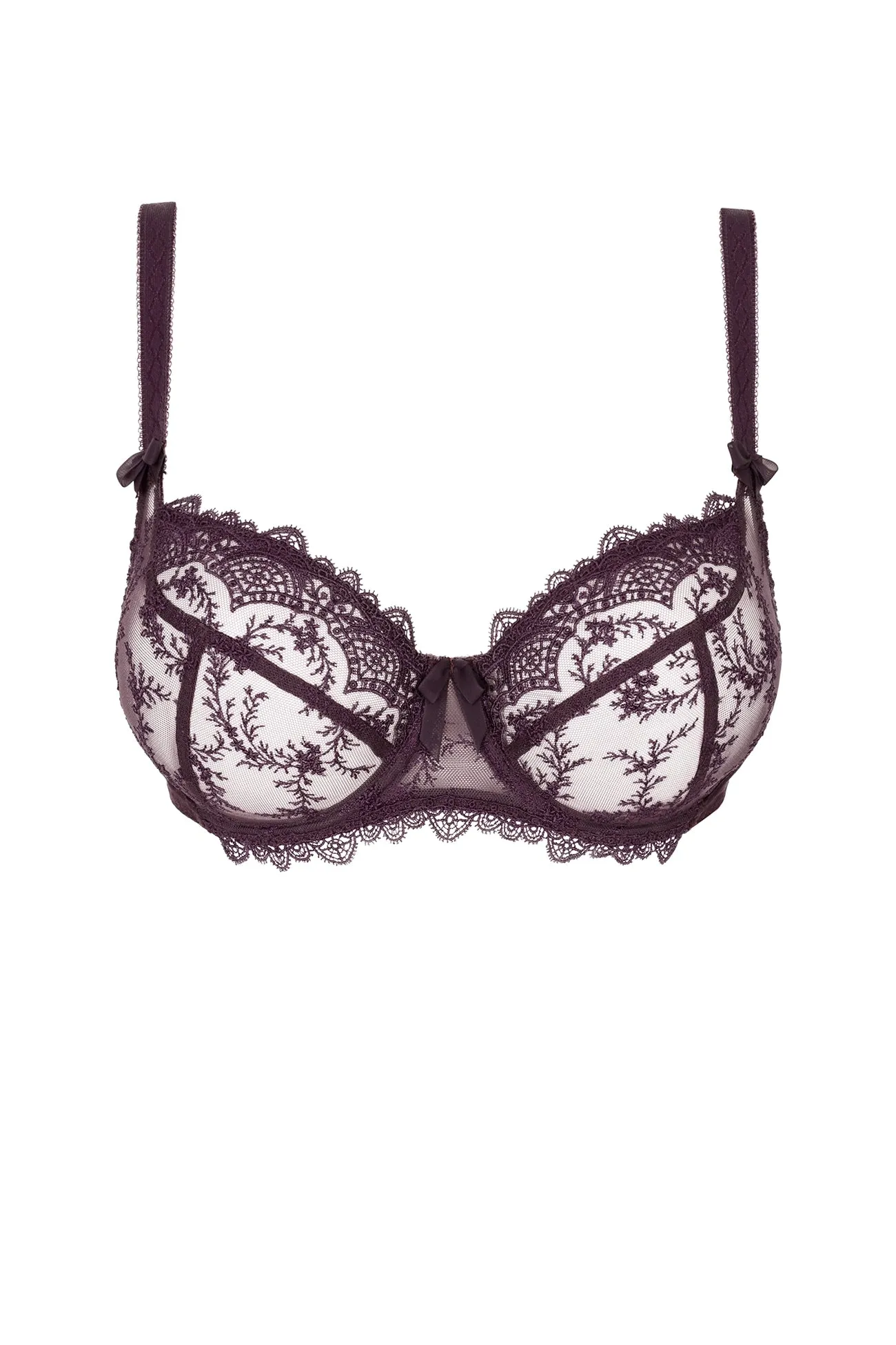 Empreinte Louise Balcony Bra - Cassis