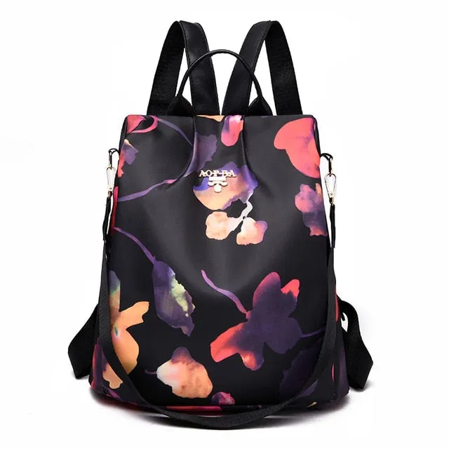 Fashion Anti-theft Women Backpacks Famous Brand High Quality Waterproof Oxford Women Backpack Ladies Large Capacity Backpack