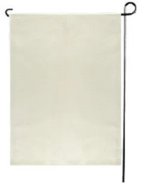 Faux Burlap Sublimation Garden Flag Blanks - Printable