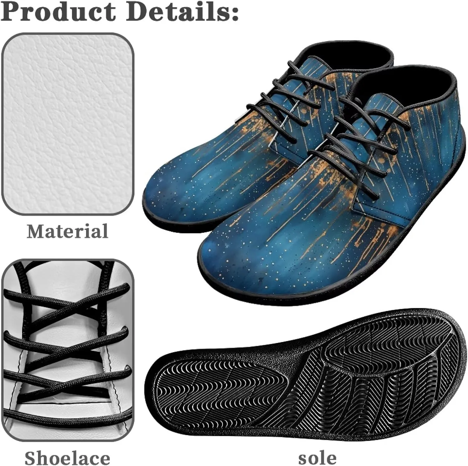 GOSTONG Mens Barefoot Shoes Minimalist Zero Drop Flat Shoes Comfort Wide Outdoor Non Slip Running Hiking Sneakers Black 5-14