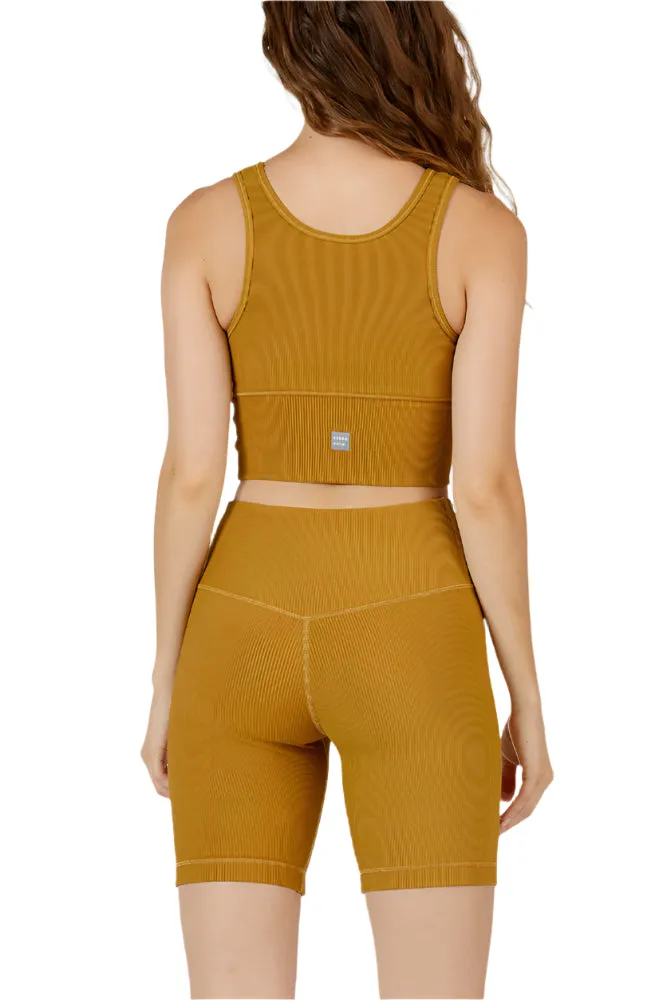 Honey Jade V-Neck Sports Bra Top