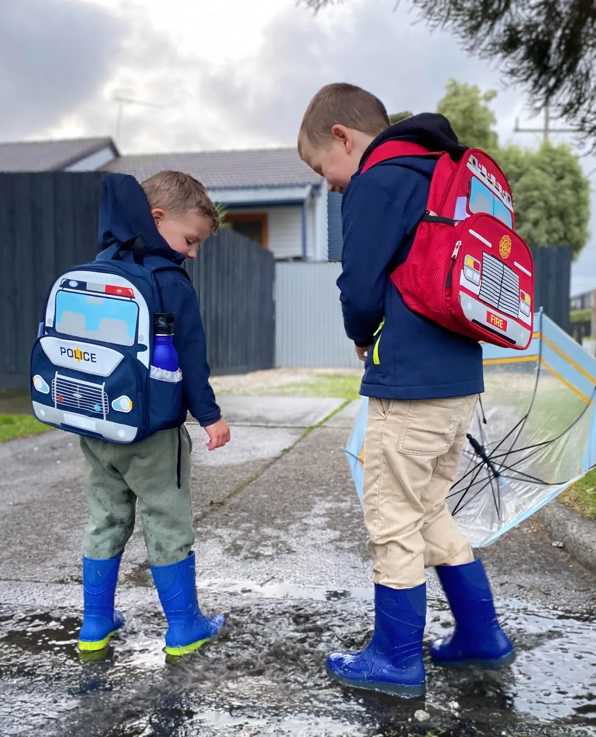 jude&moo Backpack - Police Car