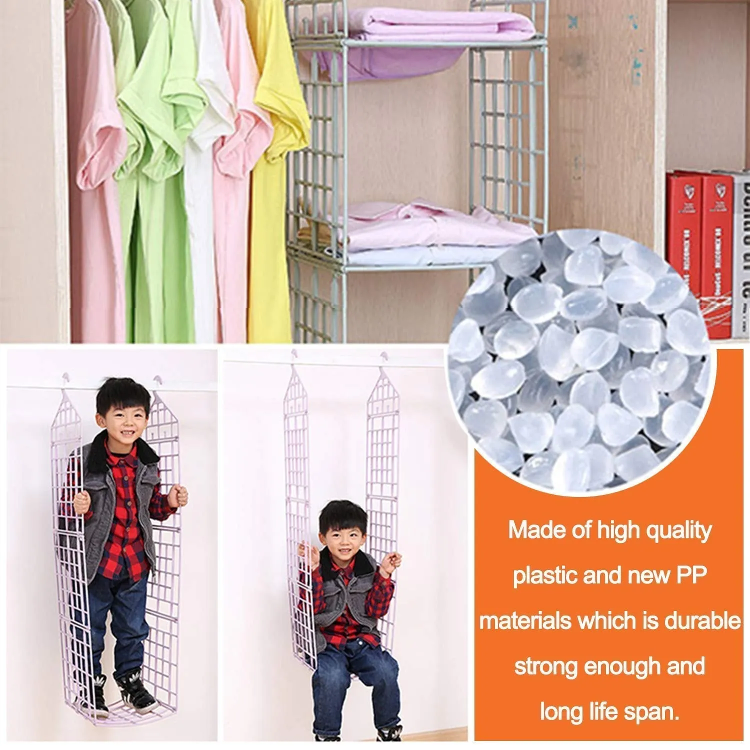 MULTIPURPOSE 5 LAYER FOLDING CLOTHES STORAGE RACKS||CLOSET FOR STUDENTS WARDROBE SHELVES SOCKS, SCARF, T-SHIRT, ETC||HANGING ORGANIZER STORAGE HOLDERS & RACKS