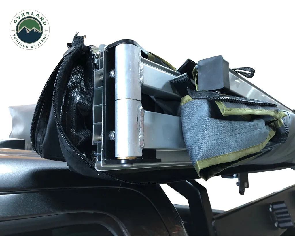 Overland Vehicle Systems Nomadic 270 LT Awning - Dark Gray Cover With Black Cover Universal