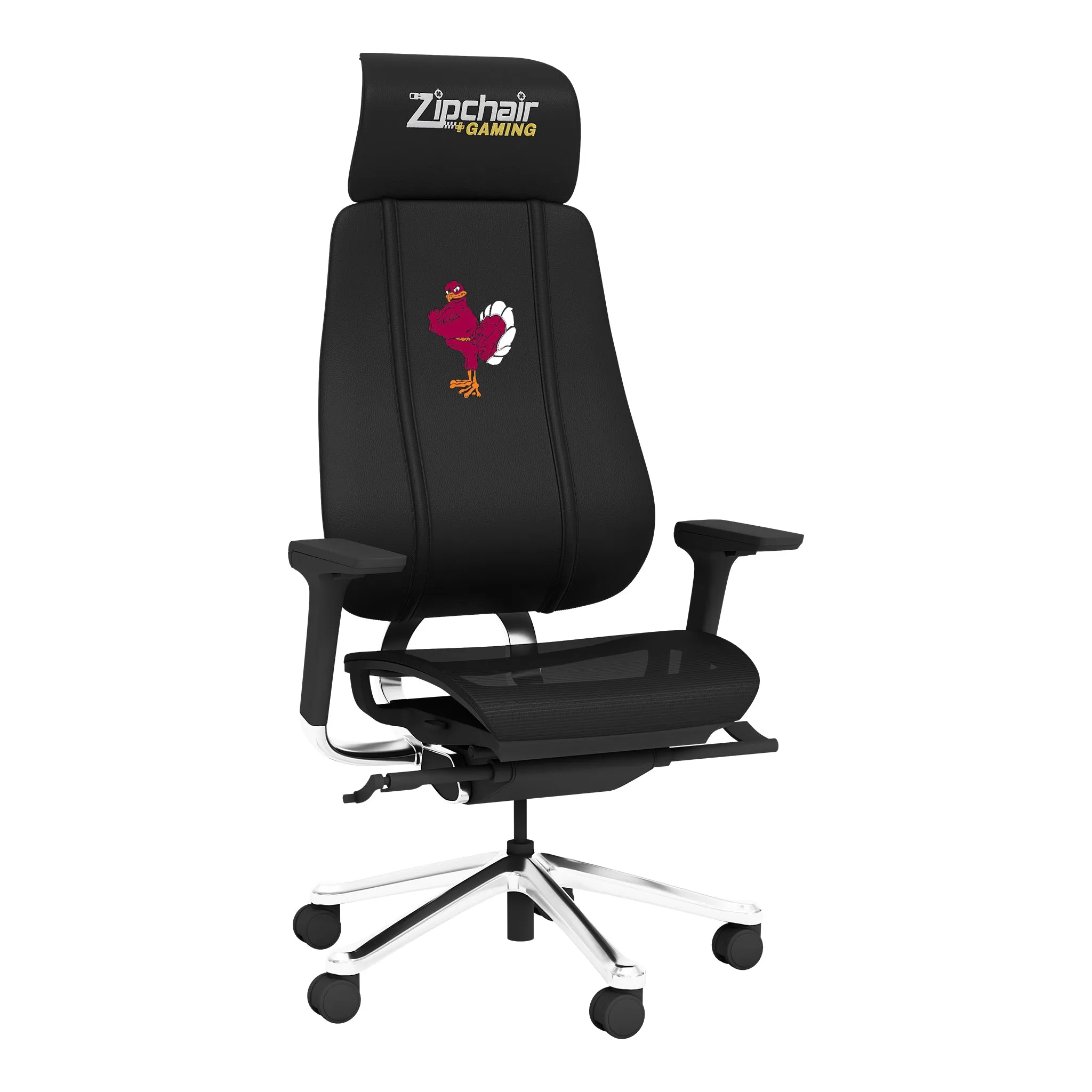 PhantomX Gaming Chair with Virginia Tech Hokies Stand Logo