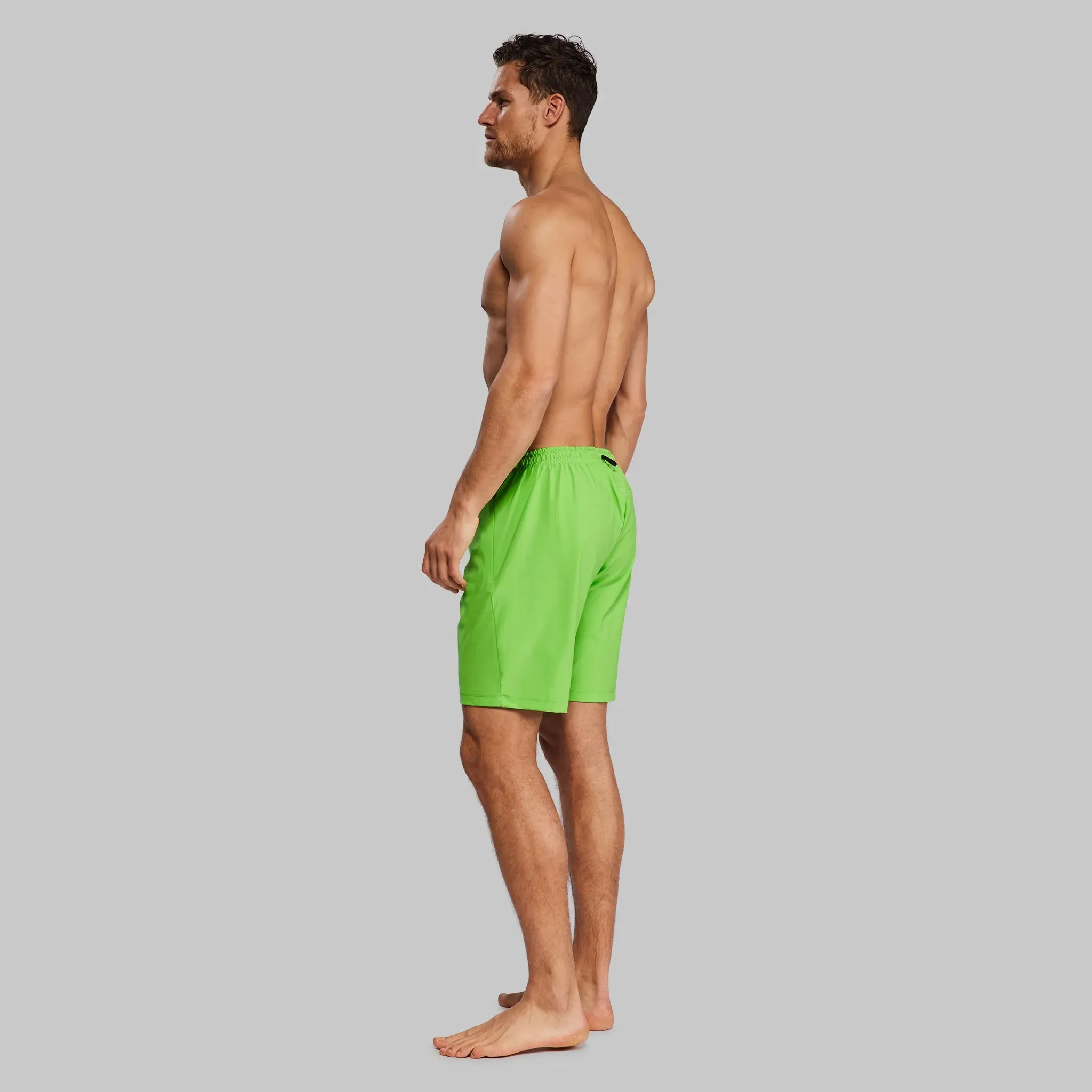 Planet Earth Swim Shorts. Green edition