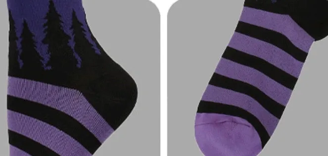 ROYALUCK 6 Pairs Halloween Cute and Fun Running Compression Socks for Men and Women