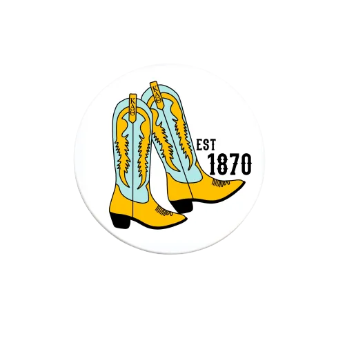 Sorority Cowboy Boots Button
