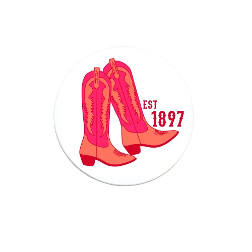 Sorority Cowboy Boots Button