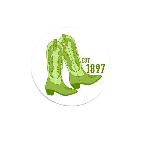 Sorority Cowboy Boots Button