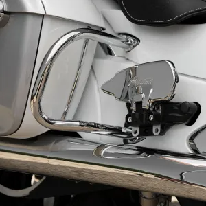 Steel Rear Highway Bars, Pair -Chrome