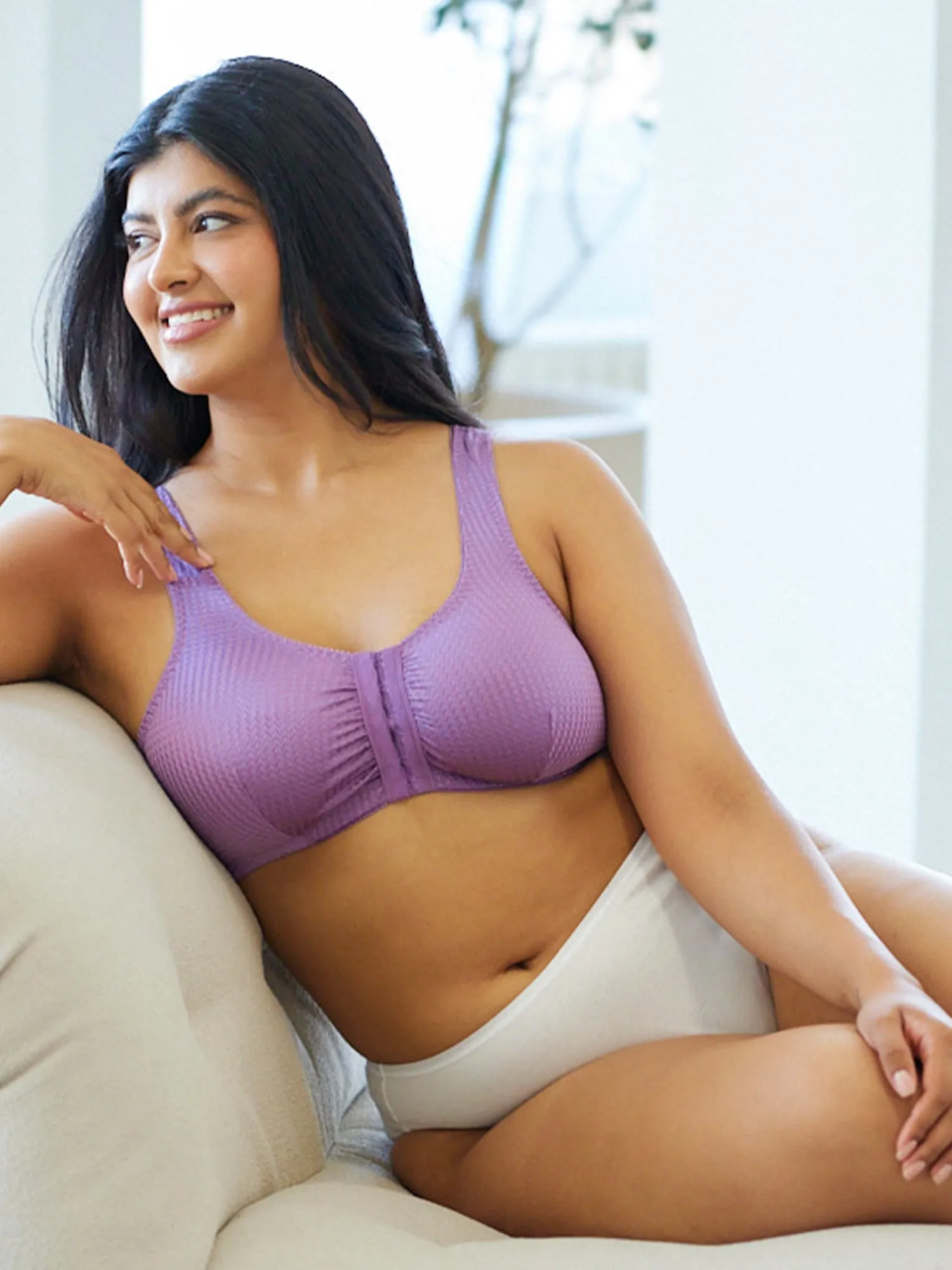 The Marlene - Silky Front-Closure Comfort Bra