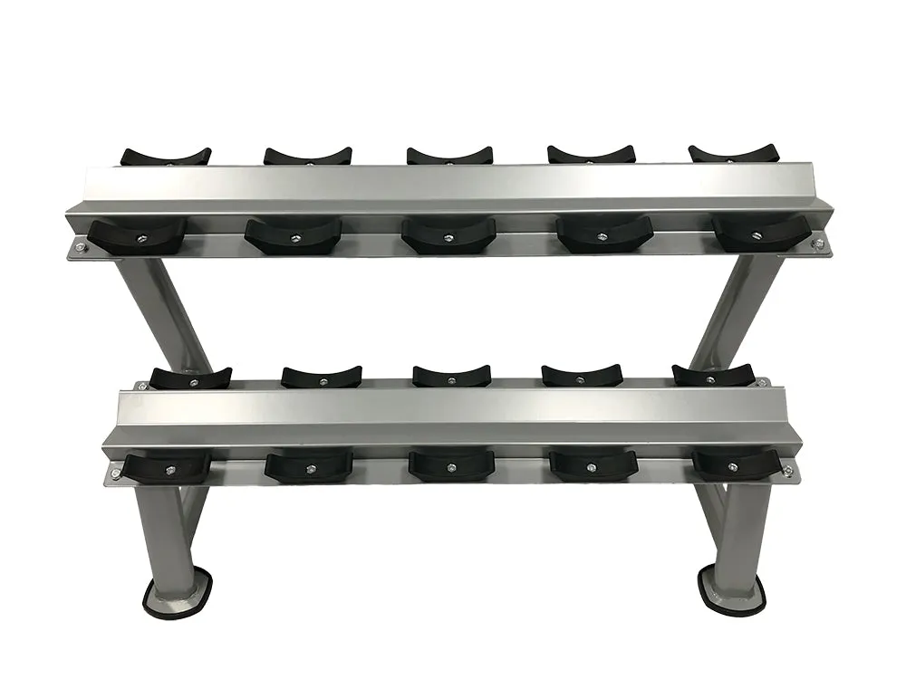 Two Tier 5 pair Dumbbell Rack