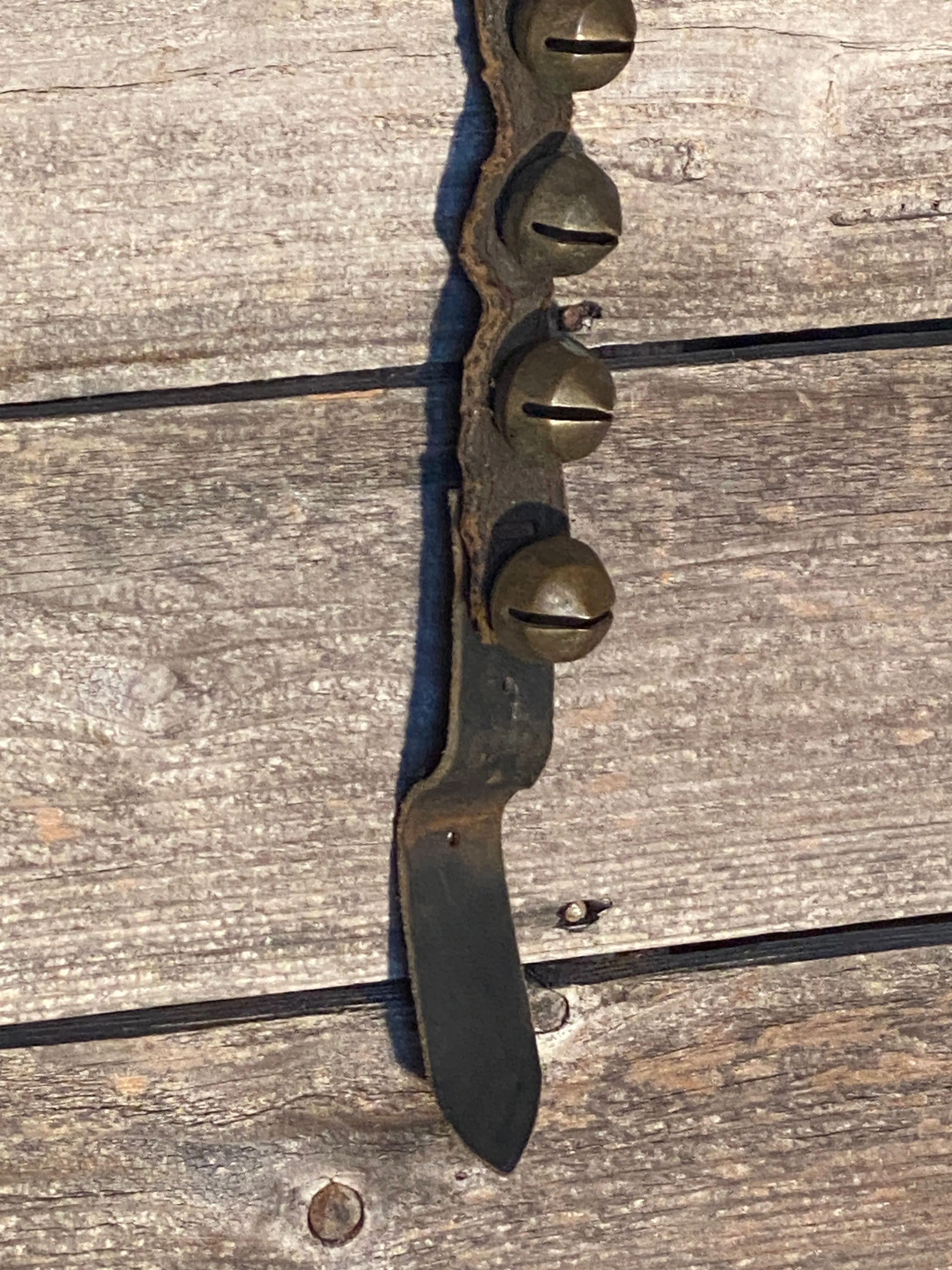 Unique Sleigh Bells on Leather Strap - 33
