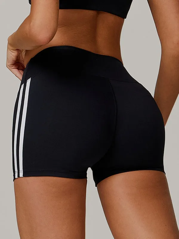 ZASUWA Female Contrast Color Stripes Sports Bras