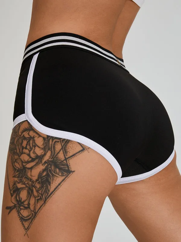 ZASUWA Female Tight Letter Print Sports Bras